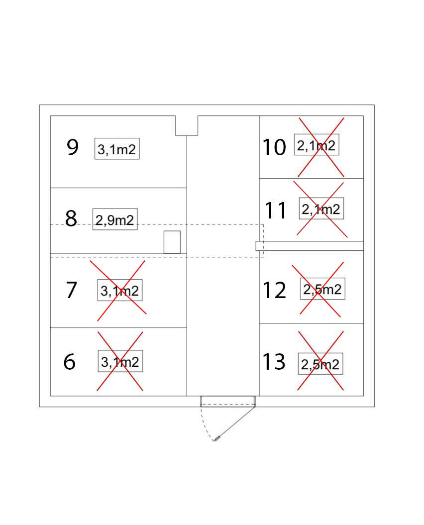 Lediga förråd på Semledagsvägen
